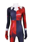 DC Jester Girl Cosplay Costume Harley Quinn Clown Girl Cosplay Zentai Catsuit Skinsuit Second-skin Clothing
