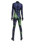 Women DC Poison Ivy Costume Jumpsuit Plant Girl Cosplay Zentai Catsuit Skinsuit Second-skin Clothing