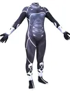 Anime Movie Black Cat Cosplay Costume Black Catwoman Zentai Catsuit Skinsuit Second-skin Clothing