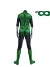 Muscle Costume One-piece Green Lantern Cosplay Zentai Catsuit Skinsuit Second-skin Clothing