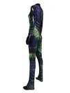 Women DC Poison Ivy Costume Jumpsuit Plant Girl Cosplay Zentai Catsuit Skinsuit Second-skin Clothing