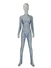DC Sea Queen Mae La Mera Costume One-piece Cosplay Zentai Catsuit Skinsuit Second-skin Clothing