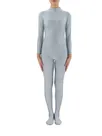Women High Collar Back Zipper Tights Lycra Skinsuit Spandex Catsuit Zentai Unitard Second-skin Clothing