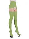 Second Skin Women Thigh Stockings Female Stockings Wetlook Wetlook PVC Elastic Stockings Second Skin Women Thigh Stockings Female Stockings Wetlook Wetlook PVC Elastic Stockings