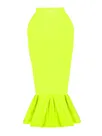 Second Skin Women Ruffles Slim Mermaid Skirts Wild Trumpet Skirt Wetlook PVC Mid-length Wrap Hip Skirts Second Skin Women Ruffles Slim Mermaid Skirts Wild Trumpet Skirt Wetlook PVC Mid-length Wrap Hip Skirts
