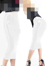 Second Skin Wetlook Wetlook PVC Midi Skirt Lady High Waist Pencil Slim Wrap Hip Skirt Office Club Skirt