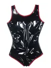 Second Skin Gothic Women Wetlook Leotard PVC Glossy Leather Wetlook Leotard Bodysuit Second Skin Gothic Women Wetlook Leotard PVC Glossy Leather Wetlook Leotard Bodysuit
