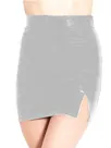 Second Skin Wet Look Wetlook PVC Pencil Skirt Lady Bodycon Wrap Hips Skirt Slim Skirt