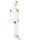 Nun Skinsuit Wetlook Unitard PVC Jumpsuits Color Matching Womens Catsuit Zentai Second-skin Clothing Nun Skinsuit Wetlook Unitard PVC Jumpsuits Color Matching Womens Catsuit Zentai Second-skin Clothing