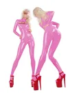 Hollow Out Skinsuit Wetlook Unitard PVC Catsuit Women Wetlooklong Sleeve Catsuitsuit Stretchy Gothic Club Open Crotch Jumpsuit Overall Zentai Second-skin Costume Hollow Out Skinsuit Wetlook Unitard PVC Catsuit Women Wetlooklong Sleeve Catsuitsuit Stretchy Gothic Club Open Crotch Jumpsuit Overall Zentai Second-skin Costume