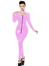 Women Catsuit Long Sleeve Bodyconjumpsuit Plus Size with Zipper Crotchx Zentai Second-skin Costume Women Catsuit Long Sleeve Bodyconjumpsuit Plus Size with Zipper Crotchx Zentai Second-skin Costume