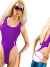 Hot Sleeveless Catsuit Skinsuit Wetlook Unitard PVC Catsuitsuit Open Crotch Jumpsuit Stretch Costumes Jumpsuit Catsuits Zentai Second-skin Costume Hot Sleeveless Catsuit Skinsuit Wetlook Unitard PVC Catsuitsuit Open Crotch Jumpsuit Stretch Costumes Jumpsuit Catsuits Zentai Second-skin Costume