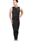 Skinsuit Wetlook Unitard PVC Bondage Hobble Dress Mens Fetish Cross-dresser Tank Bodycon Dress Two Way Zipper Ankle Length Party Clubfetish Vestido Zentai Second-skin Costume Skinsuit Wetlook Unitard PVC Bondage Hobble Dress Mens Fetish Cross-dresser Tank Bodycon Dress Two Way Zipper Ankle Length Party Clubfetish Vestido Zentai Second-skin Costume