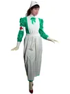 Second Skin Glossy Pvcnurse Long Dress with Apron Halloween Party Nurse Outfits Puff Long Sleeve Fancy Cosplay Uniforms Second Skin Glossy Pvcnurse Long Dress with Apron Halloween Party Nurse Outfits Puff Long Sleeve Fancy Cosplay Uniforms