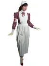 Second Skin Glossy Pvcnurse Long Dress with Apron Halloween Party Nurse Outfits Puff Long Sleeve Fancy Cosplay Uniforms Second Skin Glossy Pvcnurse Long Dress with Apron Halloween Party Nurse Outfits Puff Long Sleeve Fancy Cosplay Uniforms