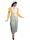 Second Skin Glossy Pvcnurse Long Dress with Apron Halloween Party Nurse Outfits Puff Long Sleeve Fancy Cosplay Uniforms Second Skin Glossy Pvcnurse Long Dress with Apron Halloween Party Nurse Outfits Puff Long Sleeve Fancy Cosplay Uniforms