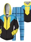 Second Skin New Style Invincible Kid Cosplay Zentai Anime Hoodie Men's 3D Printed Set Pants