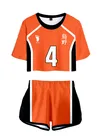 Zentai Second Skin My Volleyball Junior Clothing Cos T-shirt Short Sleeves Long Pants Digital Printing Casual Sports Suit Group Clothing Zentai Second Skin My Volleyball Junior Clothing Cos T-shirt Short Sleeves Long Pants Digital Printing Casual Sports Suit Group Clothing