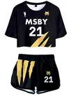 Zentai Second Skin My Volleyball Junior Clothing Cos T-shirt Short Sleeves Long Pants Digital Printing Casual Sports Suit Group Clothing Zentai Second Skin My Volleyball Junior Clothing Cos T-shirt Short Sleeves Long Pants Digital Printing Casual Sports Suit Group Clothing