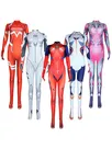 Second Skin Girl Leopats: Evangelion Asuka One-piece Costume Zerotwo Rei Ayanami Cosplay Zentai Costume