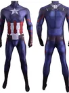 Second Skin Captain America Cos Cosplay Zentai Costume Show Costumes Stage Costumes