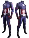 Second Skin Captain America Cos Cosplay Zentai Costume Show Costumes Stage Costumes