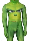 Second Skin Cosplay Zentai Costume Christmas Monster Animation Cosplay Zentai Christmas Ball Party Funny