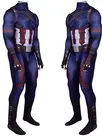 Second Skin Infinity War Captain America Cosplay Zentai Rogers Cosplay Zentai Costume Halloween Costume