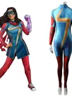 Second Skin Ms. Marvel Cos Captain Marvel Costume Cosplay Zentai Iman Vellani Second Skin Ms. Marvel Cos Captain Marvel Costume Cosplay Zentai Iman Vellani