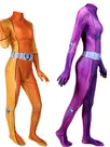 Second Skin Totally Spies Anime Girl Agent Group Mandy One-piece Cosplay Zentai Cosplay Costume