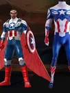 Zentai Second Skin Falcon & Winter Soldier Captain America Cos Leosuits Captain America Halloween Stage Costumes