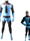 Second Skin the Animated Incredible Blue Mrincredible Cosplay Zentai Costume Costume
