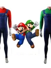 Second Skin Mario Bros. Movie Mario Cosplay Zentai Anime Costume the Super Mario Costume