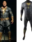 Second Skin Movie Black Adam Cos Film and Television Costume Black Adam Cosplay Zentai Costume