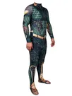 Second Skin Aquamandc Aquaman Bodysuit Cosplay Zentai Costume Halloween Cosplay Zentai Costumes