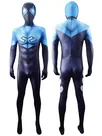Second Skin Blue Beetle Costume Blue Beetle Costume Halloween Stage Costumes Cosplay Zentai