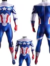 Zentai Second Skin Falcon & Winter Soldier Captain America Cos Leosuits Captain America Halloween Stage Costumes