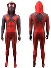 Zentai Second Skin PS5 Miles Morales Red Hat Hood Hood