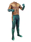 Second Skin Aquamandc Aquaman Bodysuit Cosplay Zentai Costume Halloween Cosplay Zentai Costumes