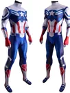 Zentai Second Skin Falcon & Winter Soldier Captain America Cos Leosuits Captain America Halloween Stage Costumes