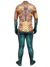 Second Skin Aquamandc Aquaman Bodysuit Cosplay Zentai Costume Halloween Cosplay Zentai Costumes