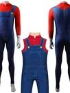 Second Skin Mario Bros. Movie Mario Cosplay Zentai Anime Costume the Super Mario Costume