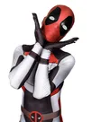 Second Skin Deadpool Cosplay Zentai Costume Deadpool One-piece Tights Halloween Cosplay Zentai Cosplay Costume