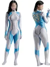Second Skin Metroid Dread Cosplay Zentai Cosplay Women's Halloween Stage Costumes Cosplay Zentai Costume Second Skin Metroid Dread Cosplay Zentai Cosplay Women's Halloween Stage Costumes Cosplay Zentai Costume