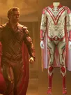 Second Skin Guardians of the Galaxy 3 Warlock Adam Warlock Costume Cosplay Zentai Halloween Costume Show Costumes
