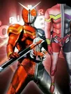 Kamen Rider Gotchard's Blazing Metal Cos Anime Cosplay Zentai Skin Suit Halloween Cosplay Costume Comic Con Costume Costume