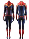 Zentai Second Skin Captain Marvel Cos Leotards Captain Marvel Costumes Captain Marve Costumes