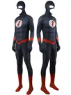 Second Skin DC Flash Costume Cosplay Zentai Halloween Costume the Flash Black Second Skin DC Flash Costume Cosplay Zentai Halloween Costume the Flash Black