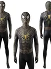 Second Skin Black and Gold Tasm2 Set the Amazing Spider-man Cosplay Zentai Costume