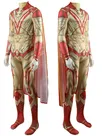 Second Skin Guardians of the Galaxy 3 Warlock Adam Warlock Costume Cosplay Zentai Halloween Costume Show Costumes